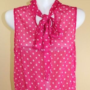 Myth NYC Small Sleeveless Shear Blouse